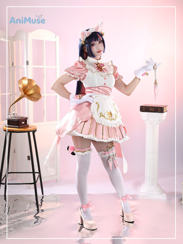 Anime Cosplay Maid - 게임 오버워치 키리코 카모리 ‌ 니안