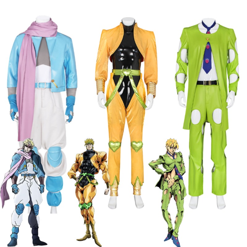 Cosplay Anime Jojo - 조조의 기묘한 모험 자이로 시저 브란도