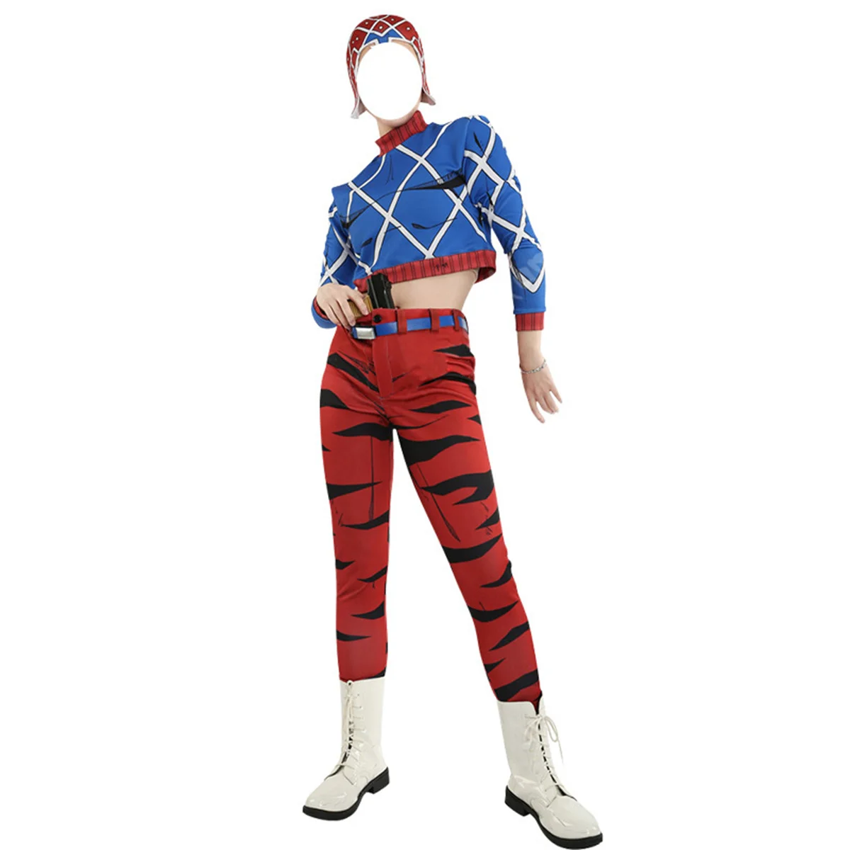 Cosplay Anime Jojo - 애니메이션 미스타 코스프레 골드 윈드 의상