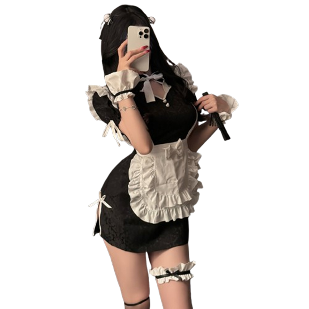 Anime Cosplay Maid - 여성 클래식 메이드 코스프레 의상 세트