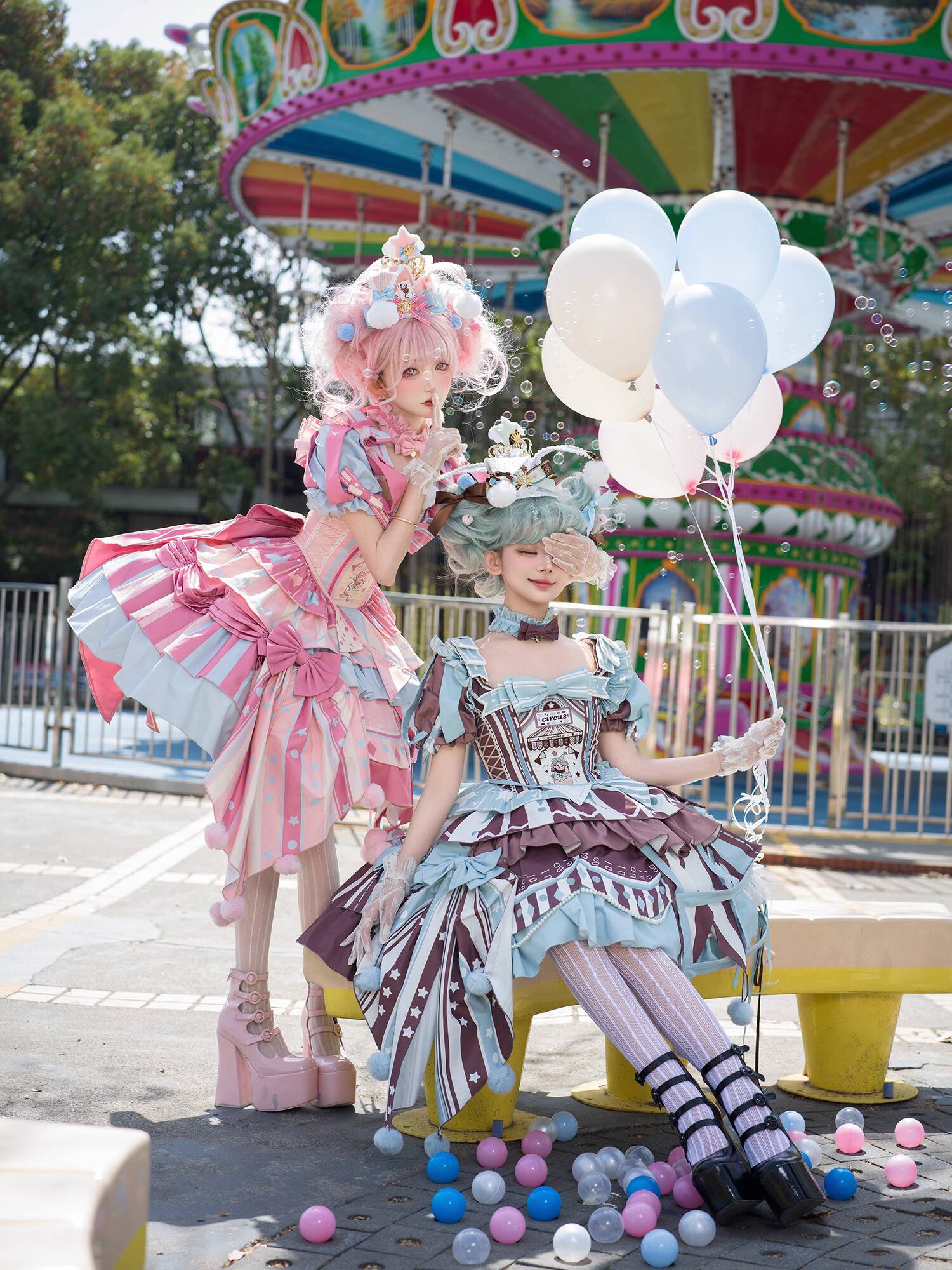 뉴 피에스타 카니발 할로윈 코스프레 서커스 동화 오프닝 - Anime Cosplay Lolita 리뷰 및 가격