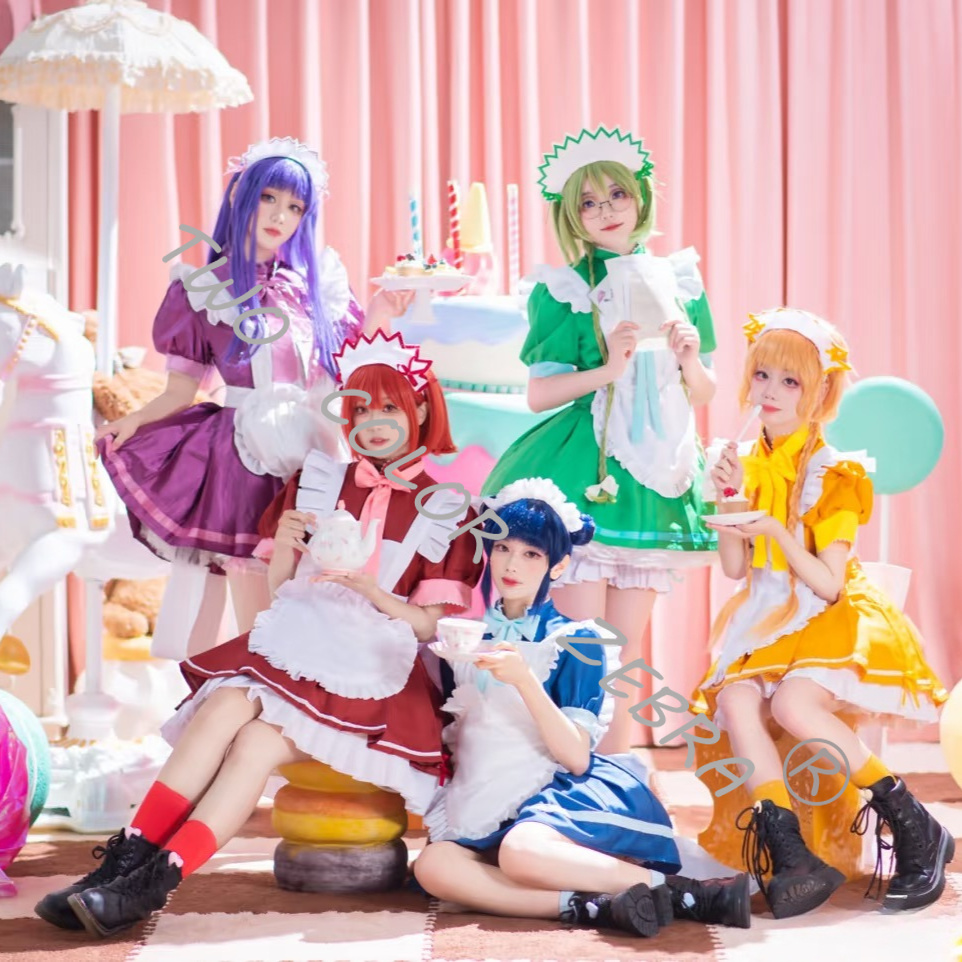 도쿄 뮤뮤 메이드 카페 코스 드레스 코스프레 의상 머리 - Anime Cosplay Maid 리뷰 및 가격
