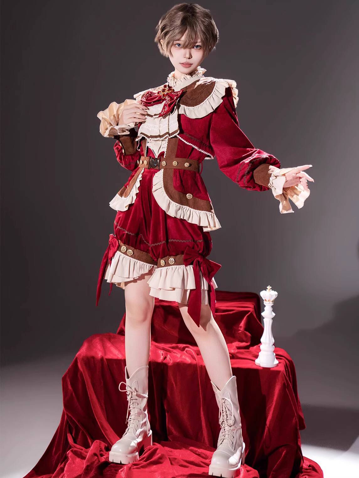 새로운 블랙 티 팬케이크 롤리타 왕지 코스튬 데일리 유 - Anime Cosplay Lolita 리뷰 및 가격