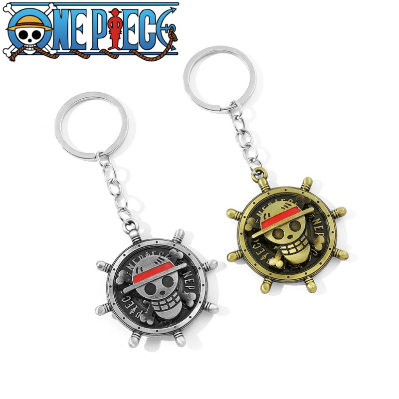 회전하는 열쇠고리, 루피의 밀짚모자 해적단 엠블럼 금속 - One Piece Straw Hat 리뷰 및 가격