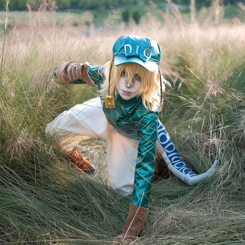 코스프레 의상 디에고 브란도 조조 스틸볼런 풀세트 할로 - Cosplay Anime Jojo 리뷰 및 가격