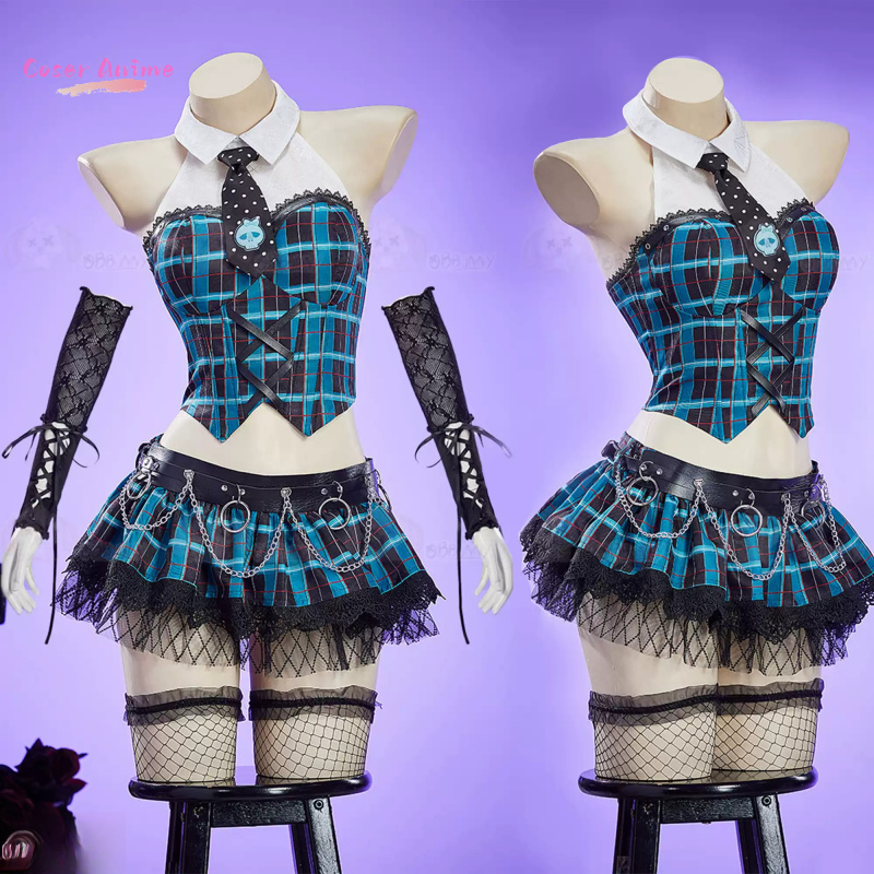 프랭키 스타인 코스프레 의상 – 여성용 남성용 유니폼  - Anime Cosplay Costumes Female 리뷰 및 가격