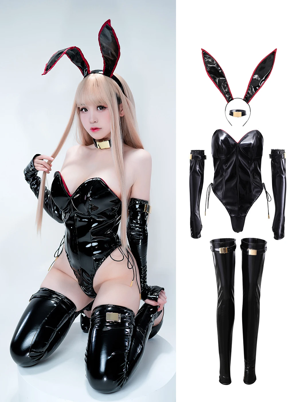 오리지널 디자인 귀여운 토끼 소녀 코스프레 의상 여성  - Anime Cosplay Bunny 리뷰 및 가격
