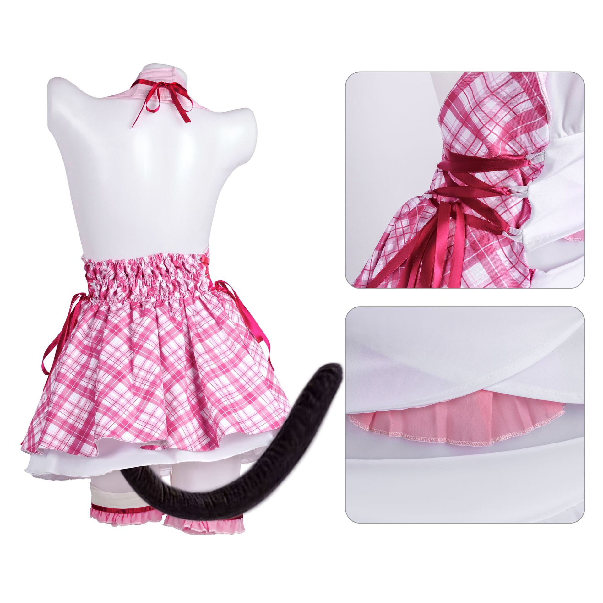 애니메이션 게임 네코파라 바닐라 초콜라 코스프레 의상  - Anime Cosplay Maid 리뷰 및 가격