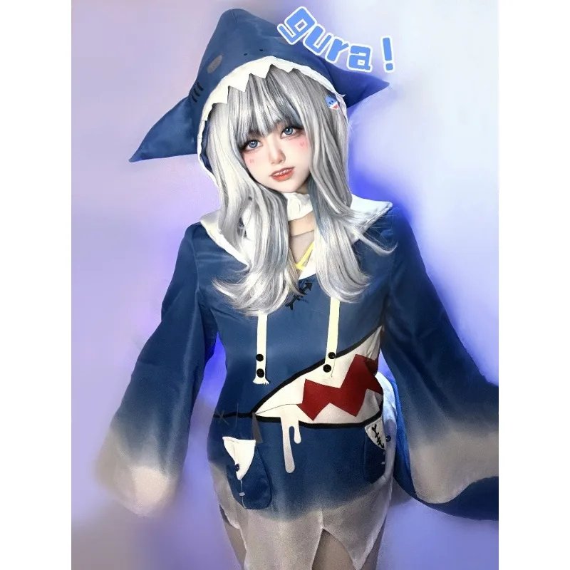 Hololive Gawr Gura 코스프레 의상 ENG - Anime Cosplay Youtuber 리뷰 및 가격