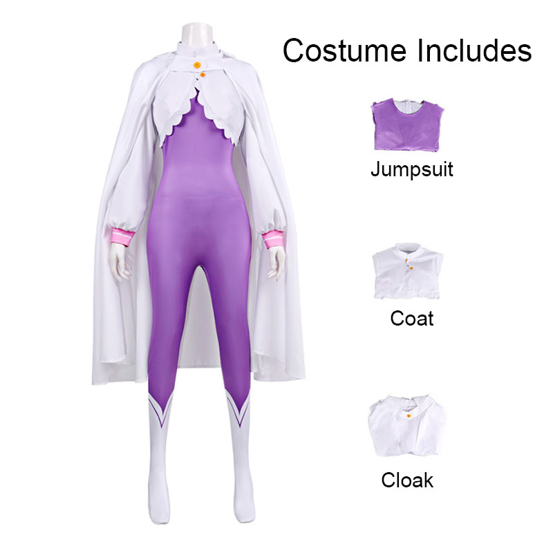 Re: 제로 코스튬 에밀리아 코스프레 점프슈트와 망토  - Anime Cosplay Re Zero 리뷰 및 가격