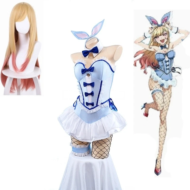 마이 드레스업 달링 키타가와 마린 코스프레 블루 버니걸 - Cosplay Anime Bunny Girl 리뷰 및 가격