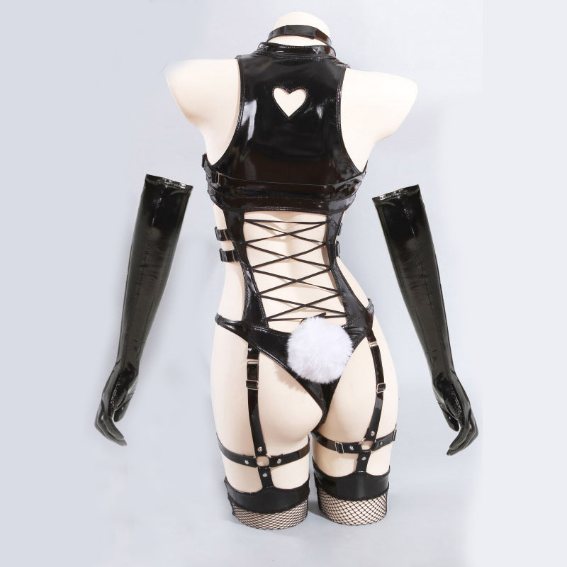 레스트레인트 버니걸 코스프레 의상 여성 섹시 가죽 바디 - Anime Cosplay Bunny 리뷰 및 가격