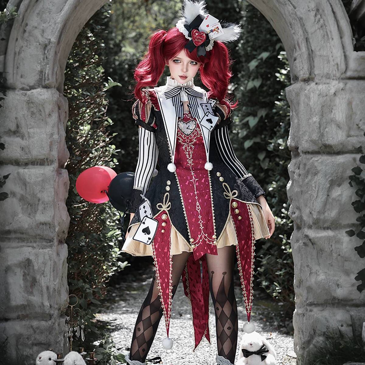 새로운 서커스 매니아크 나이트 로리타 드레스를 생각하는 - Anime Cosplay Lolita 리뷰 및 가격