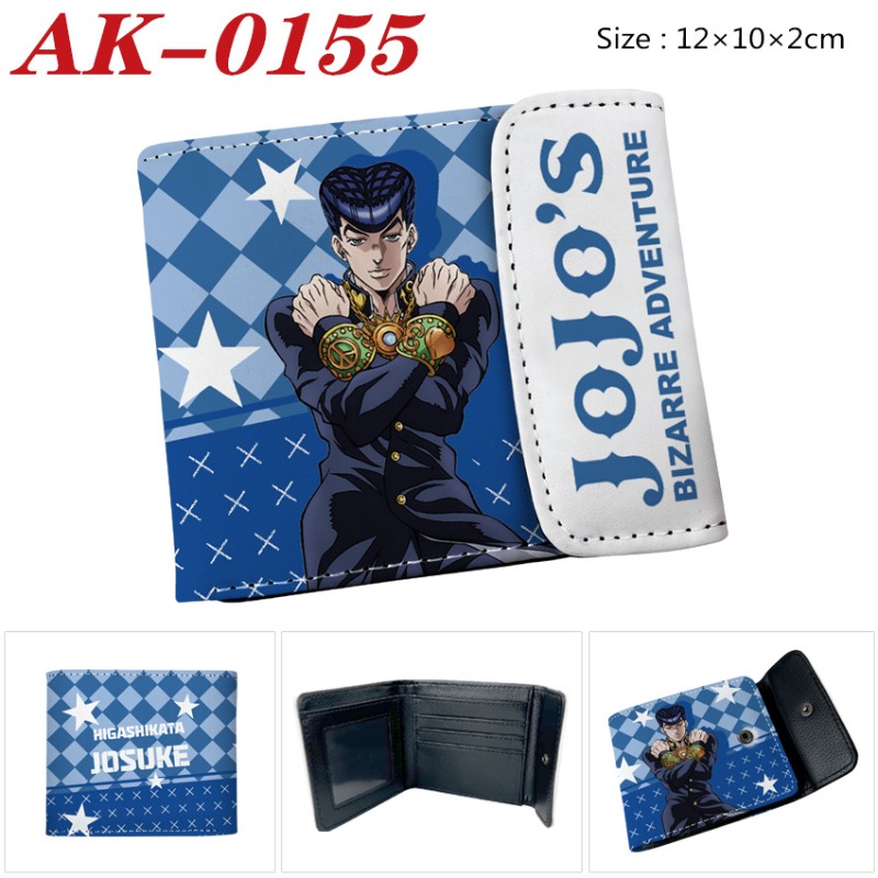조조의 기묘한 모험 애니메이션 PU 가죽 짧은 지갑 남 - Cosplay Anime Jojo 리뷰 및 가격